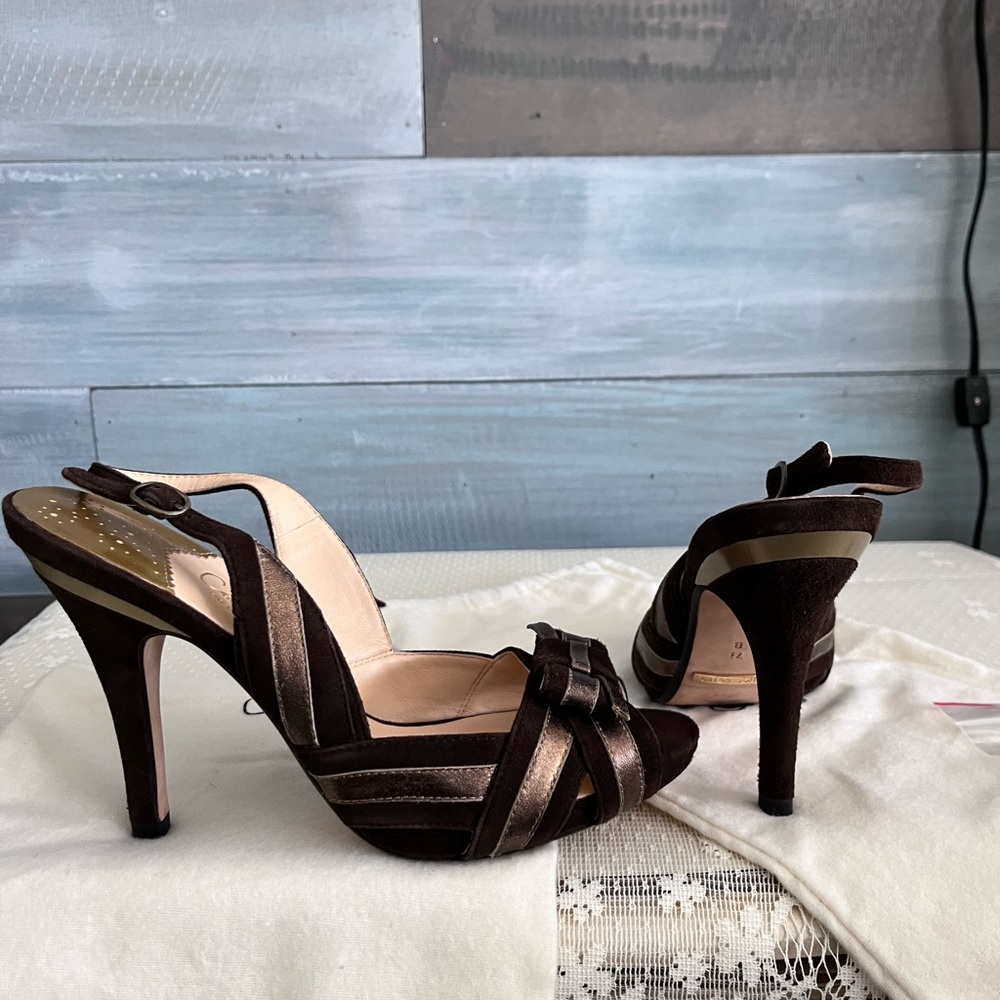 Cole Haan Collection Nike Air Brown Suede Sandals